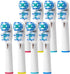 Pearl Enterprises Oralb 1000, 8000, 9000, (8) Oral-B Compatible Replacement Toothbrush Heads Double Clean for Braun