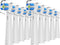 Compatible Replacement Brush Heads for Brusheez Kids Electric Toothbrush, 10 Pack (White, Medium)