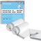 10 Gallon Drawstring Trash Bags, 1 Mil Thick White Garbage Bag, 75 Count for Office Kitchen