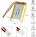 3.7V 1600mAh Lithium Polymer Ion Rechargeable Battery 953248 with 2P PH 2.0mm Pitch Connector