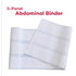 Dealmed Large Abdominal Binder 3-Panel, 9", 60"-75” Waist Compression Wrap for Core Support and Muscle Tone