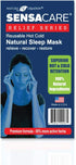 Lavender Weighted Eye Mask for Relaxation and Yoga, Cold Therapy Eye Mask, Blue