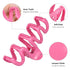 NOLITOY 8Pcs Hair Clips for Women, 4 Inch Large Jelly Wave Hair Claw Clips for Thick Hair