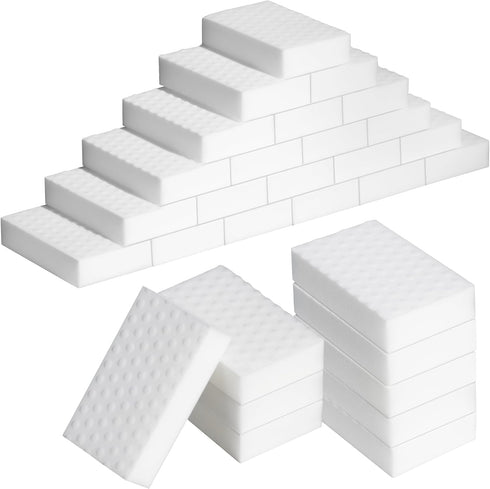 30PCS Magic Sponge Eraser - 2X Density Foam Cleaning Pads for Kitchen, Bathroom, Furniture, Car Cleaning Tool
