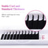 Lash Extensions Regular Volume Mixed Tray, 0.03 B Curl 8-14mm Premium Mink Silk Eyelash Extensions