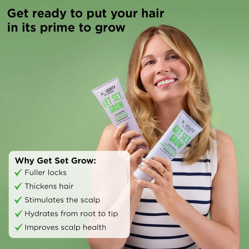 Noughty Get Set, Grow Hair Growth Shampoo, 250 ml, Vegan Thickening Regrowth Repair