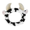 Facial Spa Headband, Cosmetic Makeup Headband for Washing Face (Cow)