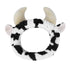 Facial Spa Headband, Cosmetic Makeup Headband for Washing Face (Cow)