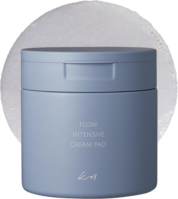 KOY Flow Intensive Cream Toner Pad, 50 Pads, Facial Toner Mask for Hydrating & Soothing, Korean Skin Care