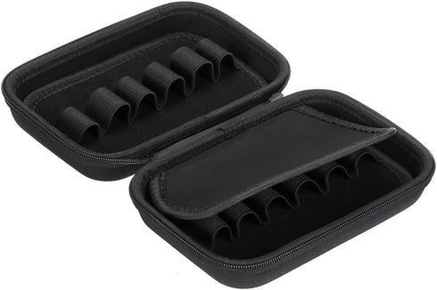Hipiwe Hard Shell Essential Oil Carrying Case, Holds 12 Bottles (5ml, 10ml, & 10ml Rollers), Travel Size Organizer,