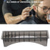 Rectangular Plastic Comb Storage Box, 10 Grid Clipper Guard Holder with Universal Base Tools for Barbershop