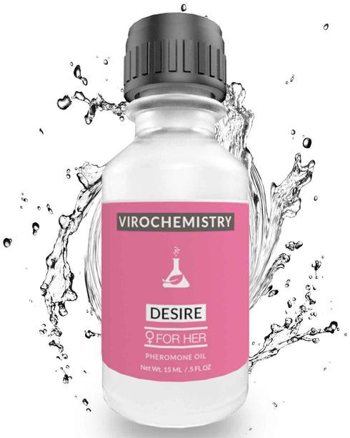 Pheromones for Women (DESIRE) - Ultra Strength Organic Fragrance Body Perfume Oil, 15mL
