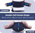Back Ice Pack for Lower Back Pain with Compression Air Pump, Lumbar Support Brace with Hot Cold Therapy Gel Pack for