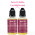 MIILYE Wig Glue Remover - 2 Bottles Tape in Hair Extensions Solvent for Adhesive Residue, Lace Front Wig, and Cosmetic