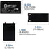 Mighty Max Battery ML9-12 12 9 F2 Battery,Pack 1 - Volt AH, Terminal, Rechargeable SLA AGM