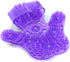 SAMYO 9 360-degree-roller Palm Shaped Massage Glove Body Massager with Metal Roller Ball Beauty Body Care (Purple)