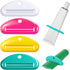 TIESOME JJUNW 12Pcs Toothpaste Squeezers Bulk, 4 Colors Toothpaste Clips Tube Squeezer Dispenser,