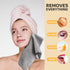 SUNLAND Microfiber Face Cloth, Reusable Makeup Remover Facial Cleansing Towel, 12inchx12inch, 6 Pack Grey
