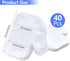40 Pieces Microfiber Dusting Cloths Gloves, Dust Wipes, Feather Dusters, Grabs and Locks in Dust, Pet Hair Cleaning Possible Dual-Sided Disposable Dusting Gloves