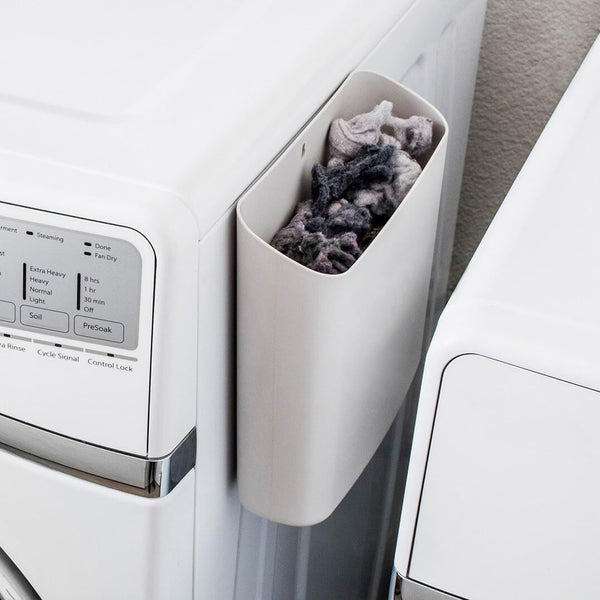 Magnetic Lint Holder Bin for Laundry Room Storage - Laundry Detergent Cup Holder Collection