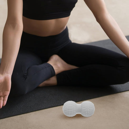 Portable Yoga Massage Ball for Deep Tissue Relief Multifunctional Tool for Feet Shoulders and Neck Durable TPE Material