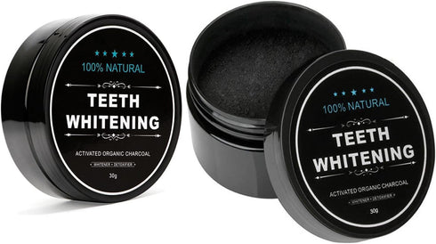 Teeth Whitening Charcoal Powder, Natural Coconut Whitener for Oral Care, No Hurt on Enamel or Gum (2)