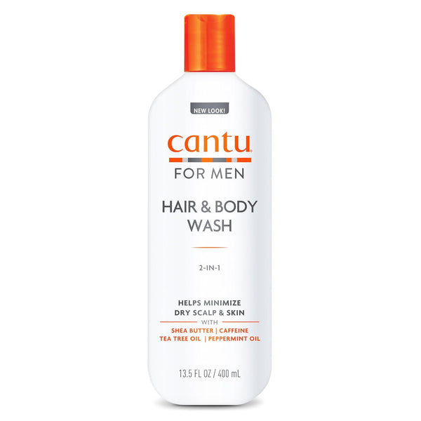 Cantu for Men 2-in-1 Hair & Body Wash, 13.5 fl oz (Packaging May Vary)