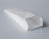 100 Pack 100% White Kraft Paper Bags, 2.75 x 10 inches White Plain Bag for Kitchen Cutlery Utensils Holder