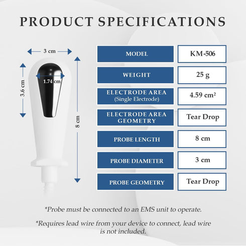 KM-506 K-fit Kegel Toner Electrode Probe