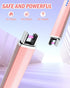 Rechargeable Electric Candle Lighter, Arc Plasma Flameless Windproof USB Lighter with Multi-Safety Protection (Rose