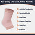 INDEEMAX Copper Ankle Brace for Women Men, Left and Right Foot Compression Support Sleeve Ankle Wrap Socks for Plantar
