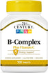 21st Century B Complex Plus Vitamin C, 100 Count Tablets
