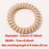 Spiral Hair Ties 20 Pieces, No Crease Coil Hair Ties, No Damage Elastics Hair Coils, Traceless Plastic Hair Bands