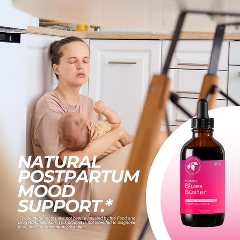 Mommy 4oz Mountain Meadow Herbs Blues Buster Herbal Mood Supplement - - Boost Your Mood, Lift Your Spirits for a Calm