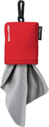 SPUDZ Classic Microfiber Cloth Screen Cleaner, Red, 10 x 10 Inches, Open Bottom