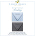 Set AS-2337 Personalized Mens Stationery with Envelopes, Custom Monogram Note Cards for Men, Professional Flat