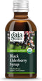 Gaia Herbs Black Elderberry Syrup - Immune Support Supplement with Organic Black Elderberries, 3 Fl Oz