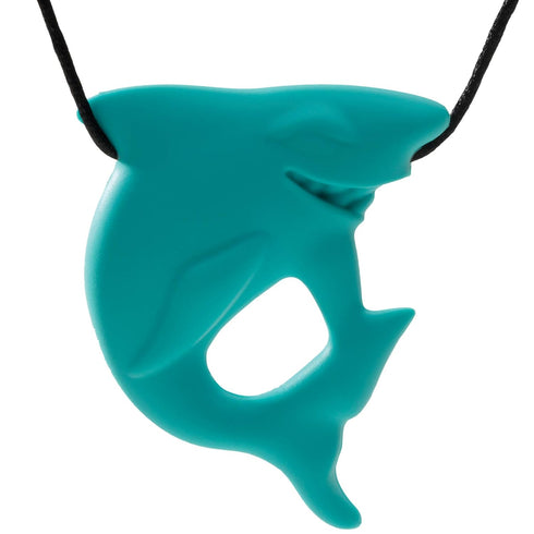 Set Set 2 Fun and Function Shark & Dolphin Chewy Necklace for Light Chewers Great for Children Sensory Challenges