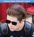 Metal Hair Band for Men Women Unisex Black Wavy Spring Outdoor Sports Headbands Simple Elastic Non Slip Headwear