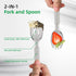 Premium Individually Wrapped Disposable Sporks, BPA Free, 2-in-1 Plastic Utensils for Parties, Catering