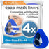 resplabs CPAP Mask Liners for AirFit & AirTouch F20 Full Face CPAP Mask - Reusable Soft Liners for Comfort & Seal