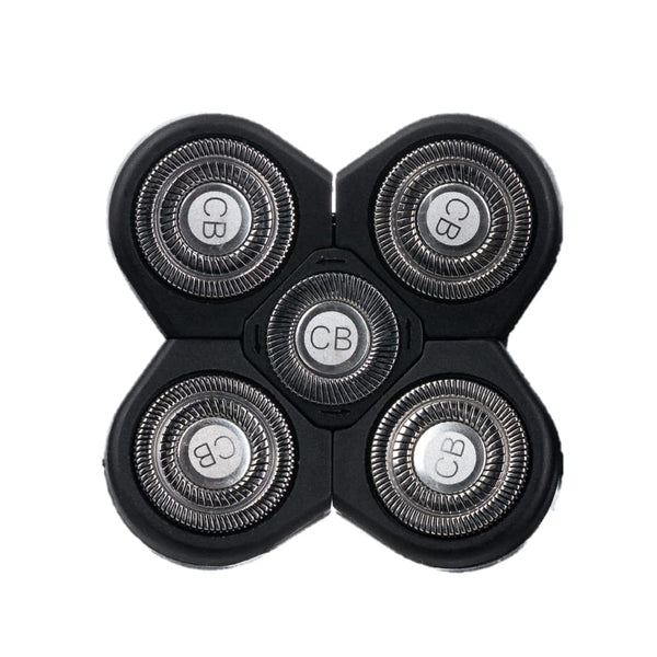 Replacement Shaver Head, 5-Blade Universal Rotary Wet & Dry for Coarse Hair, 1 Unit