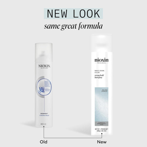 Nioxin Density Defend Styling Strong Hold Hairspray - For Long-Lasting Hairstyles, 10.6 oz (Packaging May Vary)