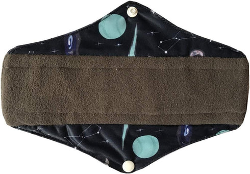 Sigzagor 5 10 Inch (25.4cm) MUMBABY Pieces Regular Charcoal Bamboo Mama Cloth/Menstrual Pads/Reusable Sanitary Pads