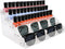 Kingtaily Nail Polish Organizer, 5 Layers Acrylic Display Rack for Cosmetics Storage