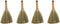 Veemoon 4 Pcs Handheld Cleaning Broom, Small Whisk Broom, Rustic Mini Straw Broom for Indoor Outdoor Home Dusting