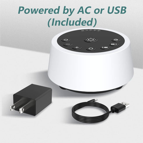 Color Noise Sound Machines with 10 Colors, 25 Soothing Sounds, Sleep White Noise Machine for Adults, Kids