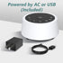 Color Noise Sound Machines with 10 Colors, 25 Soothing Sounds, Sleep White Noise Machine for Adults, Kids