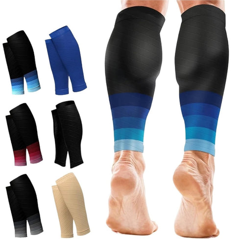 PAKHUDB 1 Splints(1-Blue) Calf Compression Sleeves Pair Calf Compression Sleeve for Men and Women Leg for Running Shin