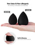 InnoGear Makeup Sponge, 10 Pcs Blender Set, Beauty Cosmetic Foundation Blending Applicator Puff, Basic Black